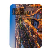 Bostoner Skyline in der Abenddämmerung Magnet (Vertikal)