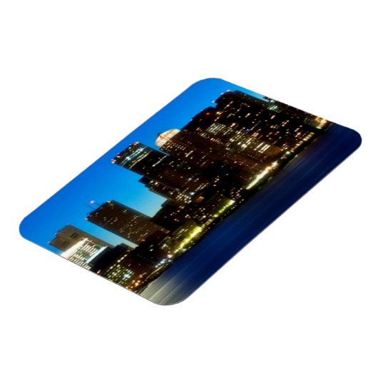 Bostoner Skyline mit dem Mond Magnet (Linke Seite)