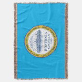Bostoner Stadtflagge Decke (Vorderseite Vertikal)