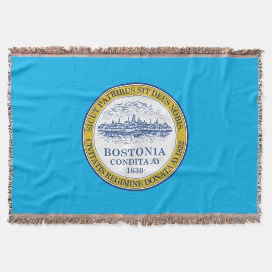 Bostoner Stadtflagge Decke (Vorderseite)