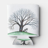 Bostoner Terrier und Baum Dosenkühler (Rückseite)