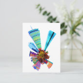 Bostoner Türme Postkarte (Stehend Vorderseite)