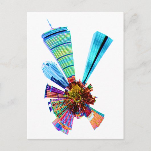 Bostoner Türme Postkarte (Vorderseite)