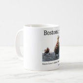 Bostonians können für Winter-Tasse ankleiden Kaffeetasse (Vorderseite Links)
