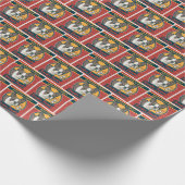 Bostons beste Terrier-Leckereien Geschenkpapier (Ecke)