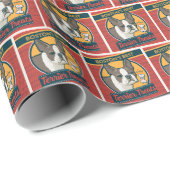 Bostons beste Terrier-Leckereien Geschenkpapier (Rolleneckpunkt)