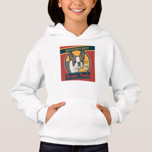 Bostons beste Terrier-Leckereien Hoodie (Vorderseite)