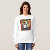 Bostons beste Terrier-Leckereien Sweatshirt (Vorne ganz)