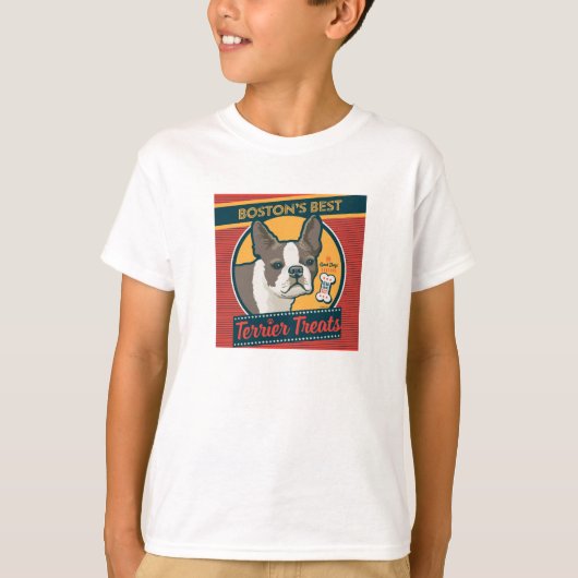 Bostons beste Terrier-Leckereien T-Shirt (Vorderseite)