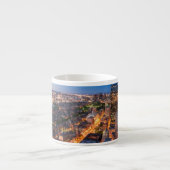 Bostons Skyline an der Dämmerung Espressotasse (Vorderseite)