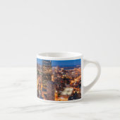 Bostons Skyline an der Dämmerung Espressotasse (Rechts)