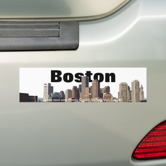 Bostonskyline-Autoaufkleber Autoaufkleber (Auf Auto)