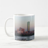 Bostonskyline-Sonnenuntergang-Tasse Kaffeetasse (Links)