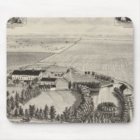 Bostwick residenceand ranch, Kinsley, Kansas Mousepad (Vorne)