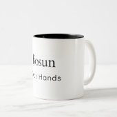Bosun Deck Hands Zweifarbige Tasse (VorderseiteRechts)