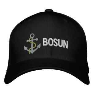 BOSUN Yacht bestickte Mütze Kappe