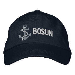 BOSUN Yacht Stickmütze Bestickte Baseballkappe