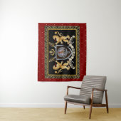 Boswell Clan Abzeichen & Motto mit Löwen Wandteppich (Beispiel)