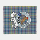 Boswell Clan Abzeichen Tartan Kariert Fleecedecke (Vorderseite (Horizontal))