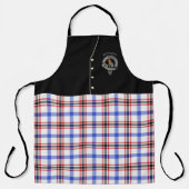Boswell Clan Abzeichen & Tartan Kilt Schürze (Vorderseite)
