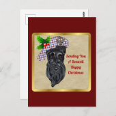 Boswell Clan Abzeichen & Tartan Postkarte (Vorne/Hinten)