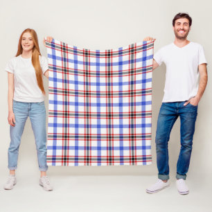 Boswell Modern Kariert Fleecedecke