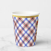 Boswell Personalisiert Tartan Christmas Pappbecher (Rechts)