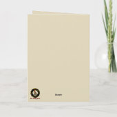 Boswell Scottie Dog Personalisiert Xmas Card Karte (Rückseite)