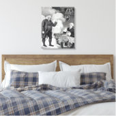 Boswell und der Geist von Samuel Johnson Leinwanddruck (Insitu (Schlafzimmer))