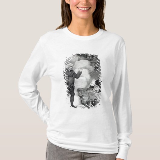 Boswell und der Geist von Samuel Johnson T-Shirt (Vorderseite)