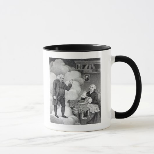 Boswell und der Geist von Samuel Johnson Tasse (Rechts)