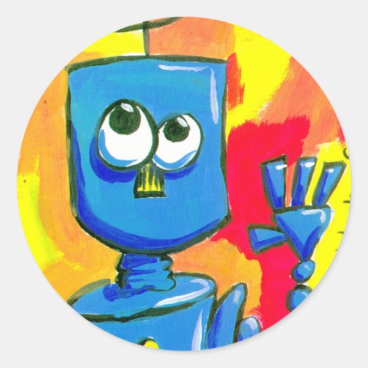 Bot001.07 Runder Aufkleber (Vorderseite)