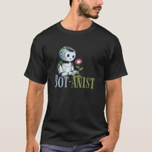 Bot-Anist Solarpunk Roboter Tag der Erde Grüne Zuk T-Shirt