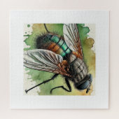 Bot fly 260924IREF250 - Watercolor Puzzle (Horizontal)