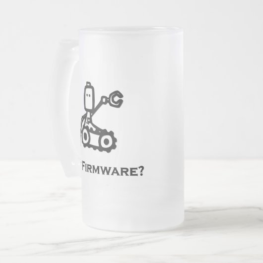 Bot-Got-Firmware Mattglas Bierglas (Vorderseite Links)