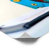 Bot harte Arbeit Poster (Ecke)