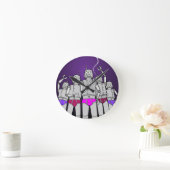 Bot-Huggers REVOLT Produkte! Runde Wanduhr (Zuhause)