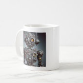 Bot-Inspiriert Jungs Kaffeetasse (Vorderseite Links)