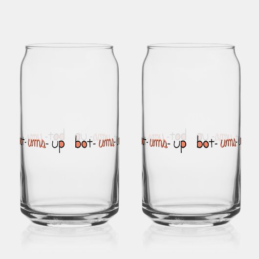 Bot Ums Up Glas (Rückseite)