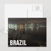 Botafogo Bay Night Postkarte (Vorne/Hinten)
