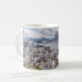 Botafogo mit Zuckerhut Kaffeetasse (Vorderseite Links)