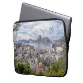 Botafogo mit Zuckerhut Laptopschutzhülle (Vorderseite Links)
