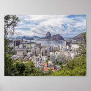 Botafogo mit Zuckerhut Poster