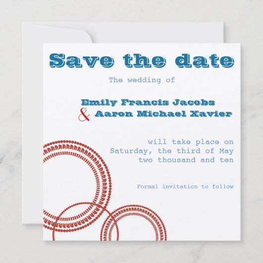 Botan Save The Date (Vorderseite)