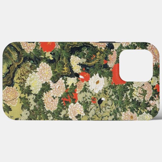 Botan Shoukinzu Blume Muster Case-Mate iPhone Hülle (Rückseite (Horizontal))