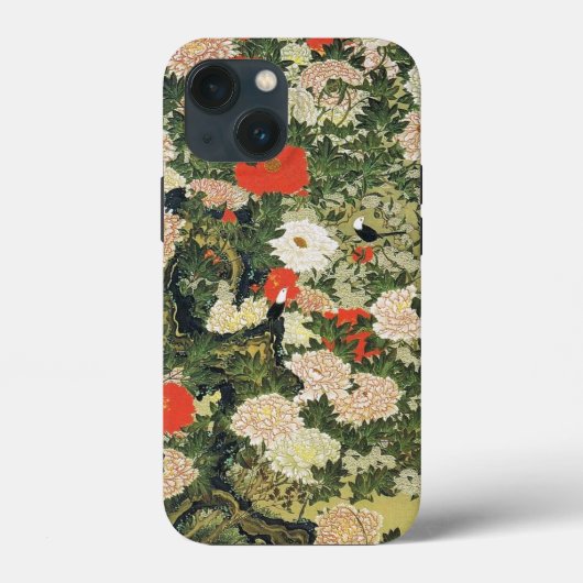 Botan Shoukinzu Blume Muster Case-Mate iPhone Hülle (Rückseite)