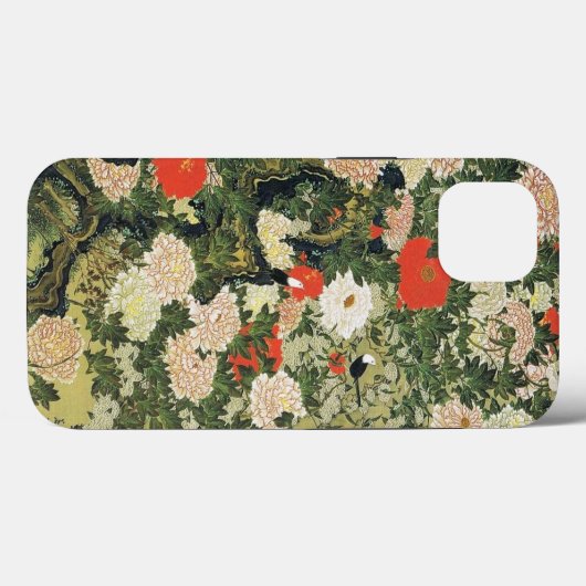 Botan Shoukinzu Blume Muster Case-Mate iPhone Hülle (Rückseite (Horizontal))