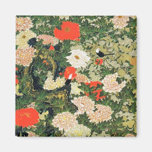 Botan Shoukinzu Blume Muster Magnet
