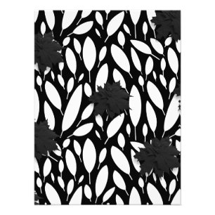 Botanic Balance" Schwarz-Weiß-Acryl-Wandkunst Fotodruck