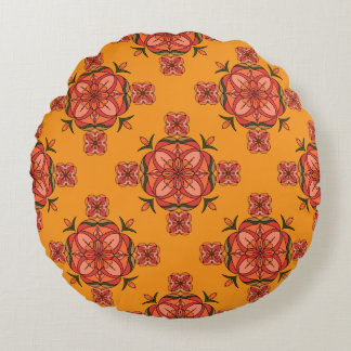 Botanic Bloom Round Pillow Rundes Kissen